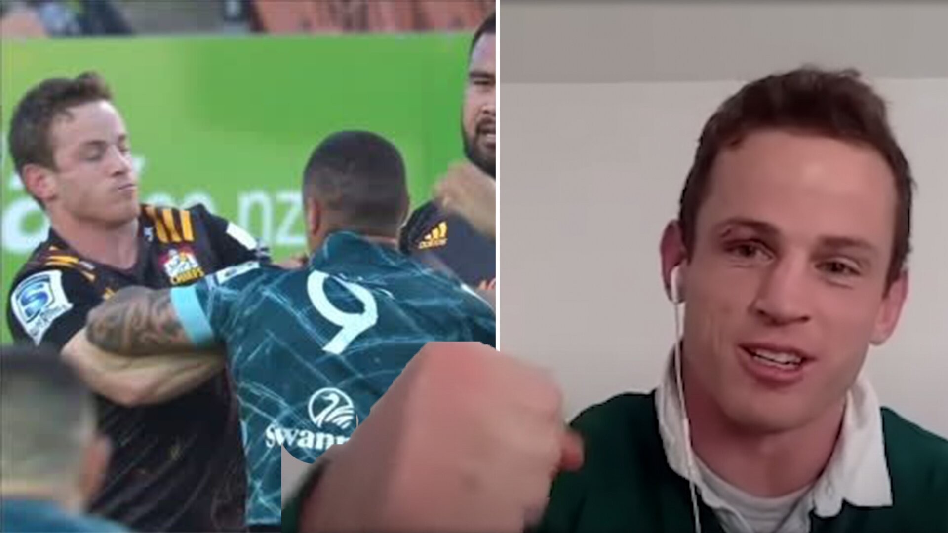 Brad Weber has an utterly hilarious explanation for his savage bust up with Aaron Smith