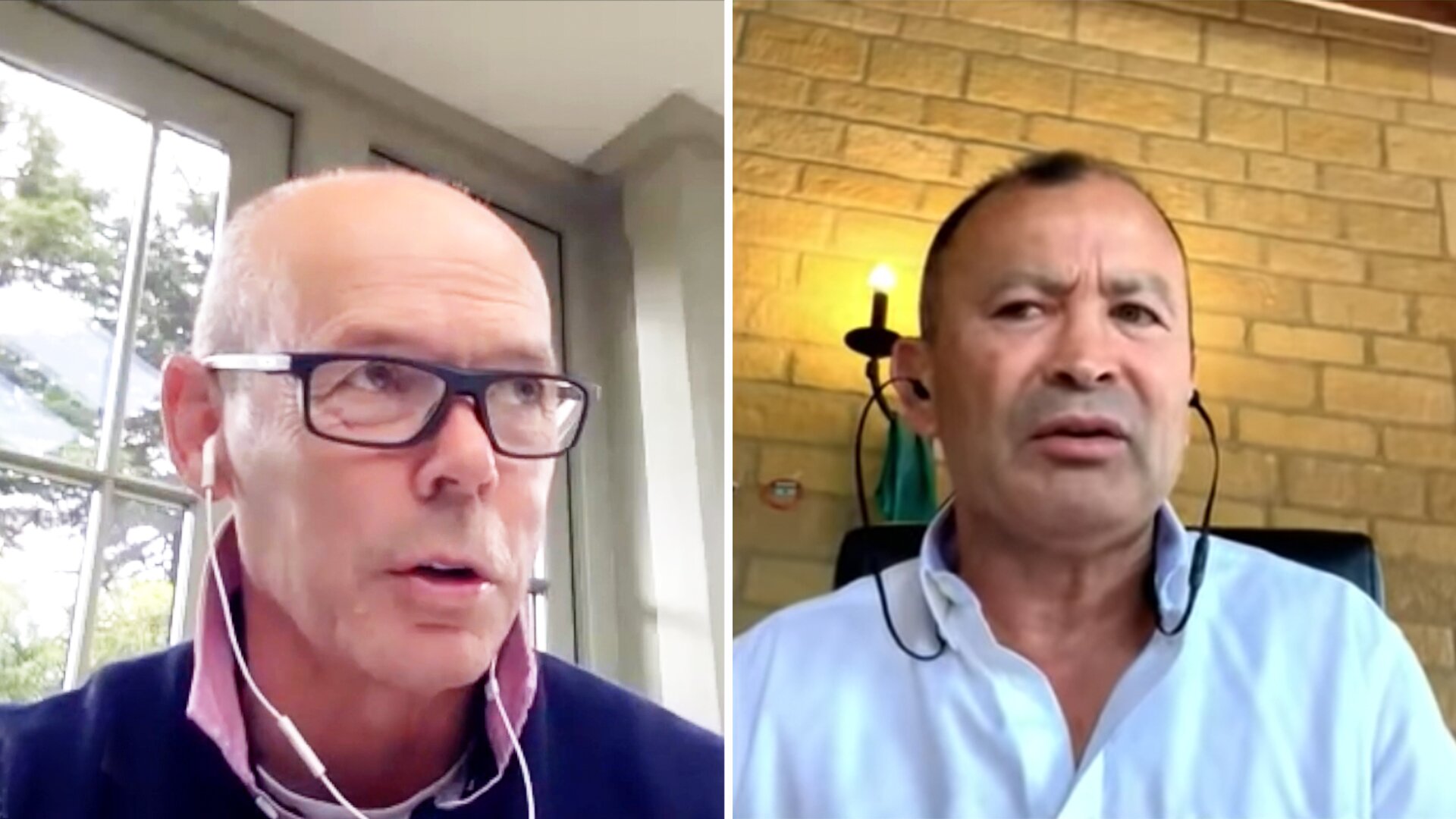 Clive Woodward and Eddie Jones go at it in argument over England's Rugby World Cup performance