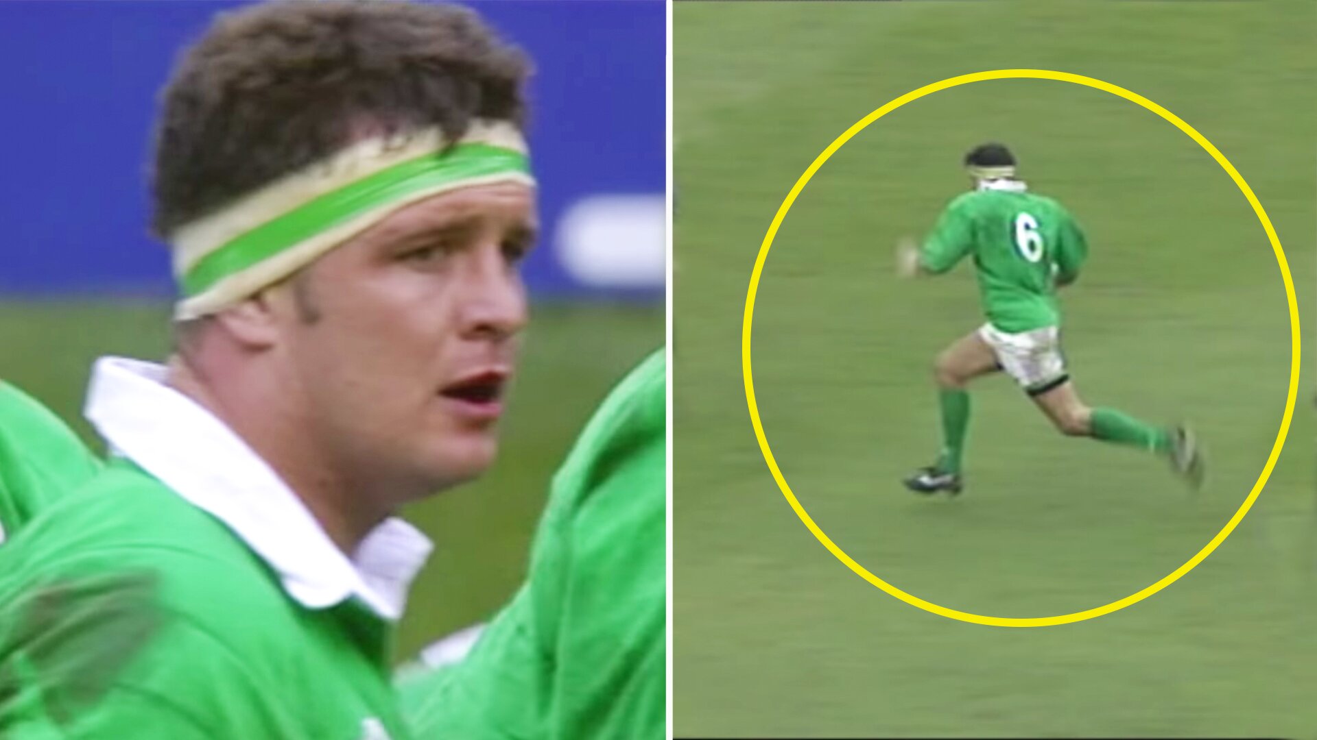 We can't believe how fast this Irish forward was