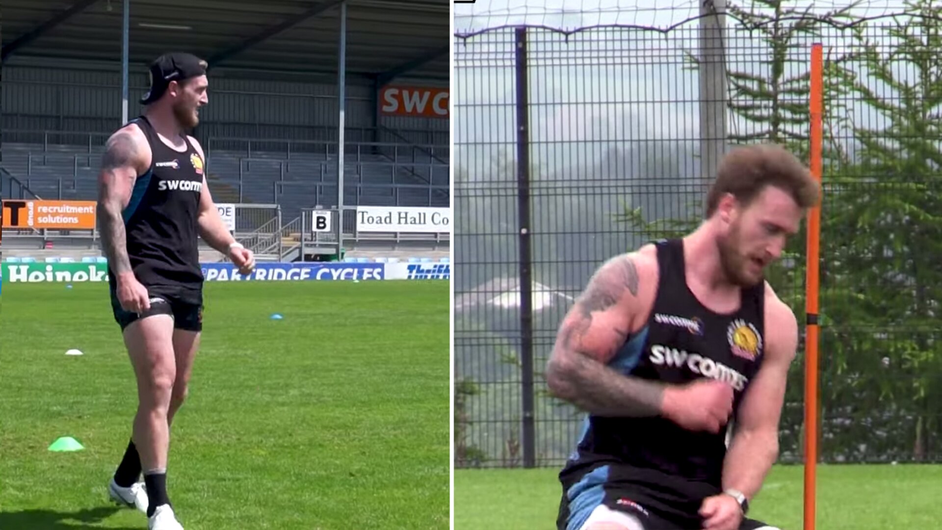 Scotland star Stuart Hogg has undergone a body transformation during lockdown