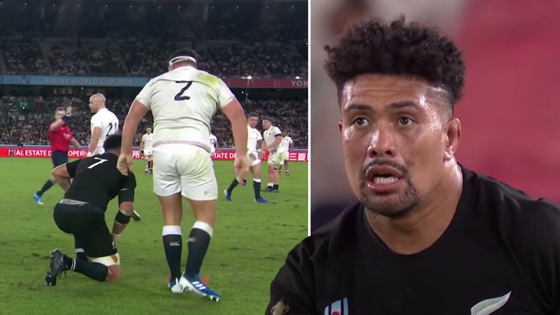 Rugby fans are suddenly talking about the weird thing that Ardie Savea did to Jamie George at the World Cup