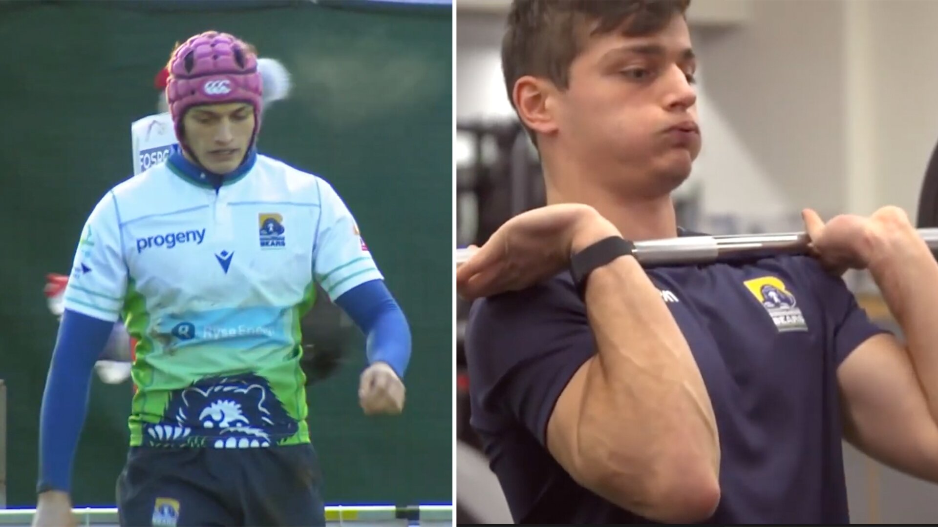 A young rugby player from Czech Republic is tearing up rugby in Scotland