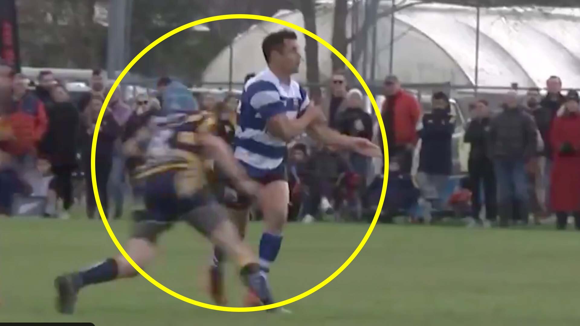 Dan Carter receives sickening hit on his return to a club rugby match this weekend