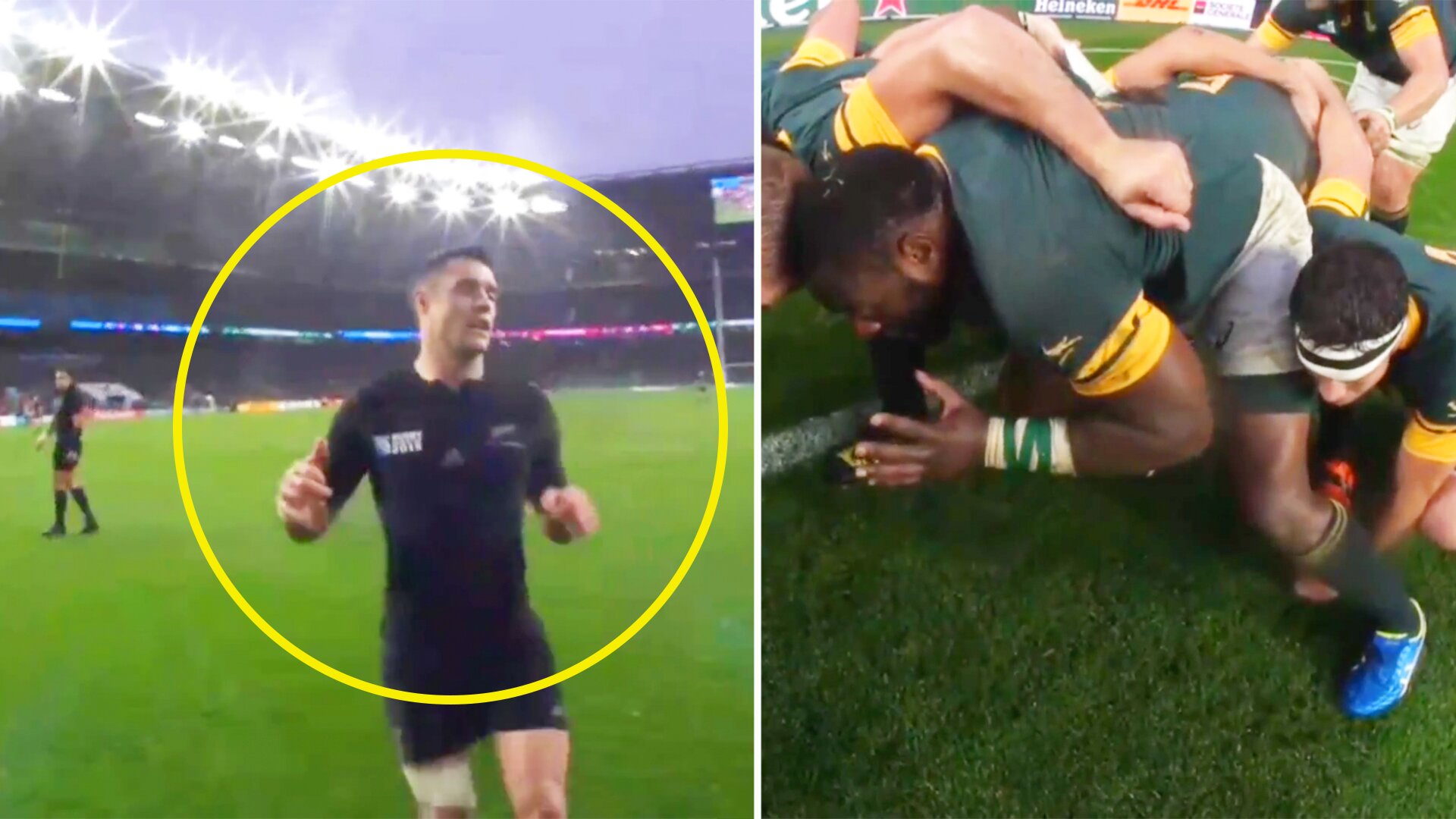 Previously unseen ref cam footage shows just how ferocious test match rugby can get