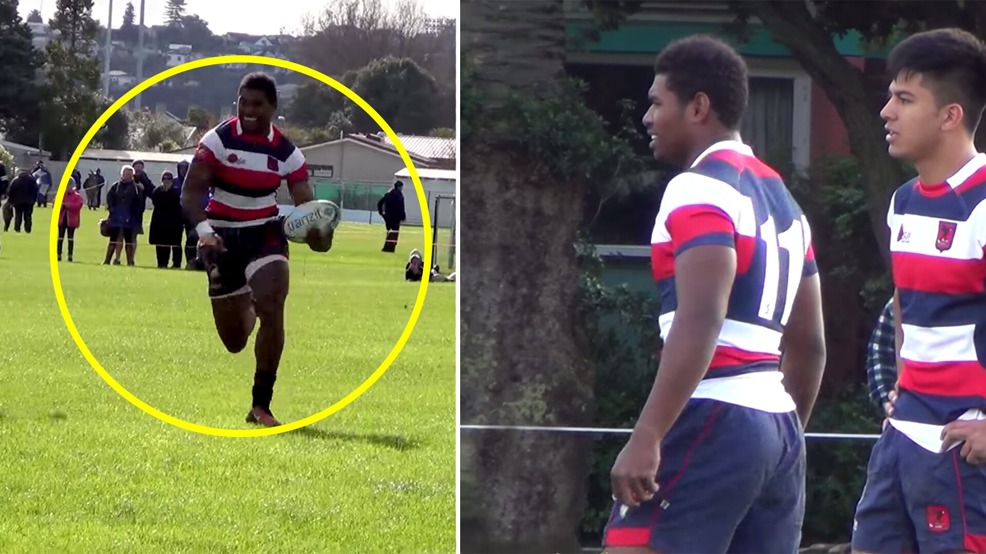 The freak of nature brother of Waisake Naholo who is making his debut this weekend