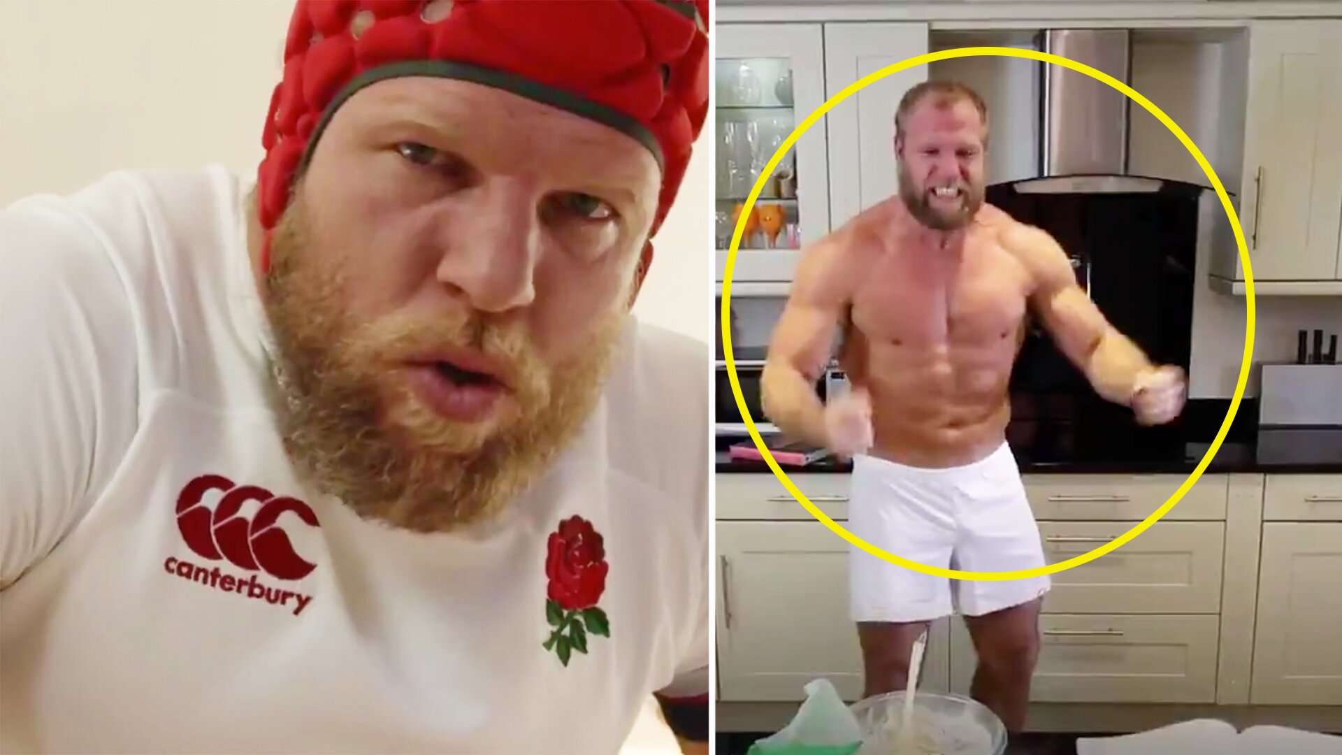 Fans are worried about James Haskell after bizarre new video stunt