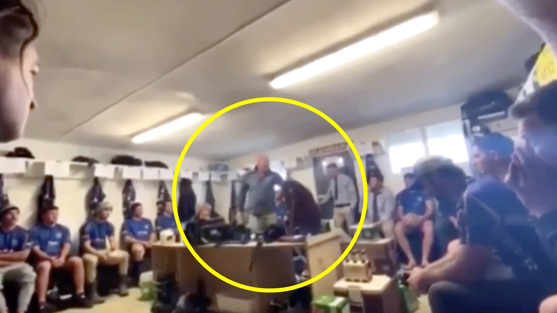 Passionate rugby coach's secretly recorded pre match team talk is going viral online