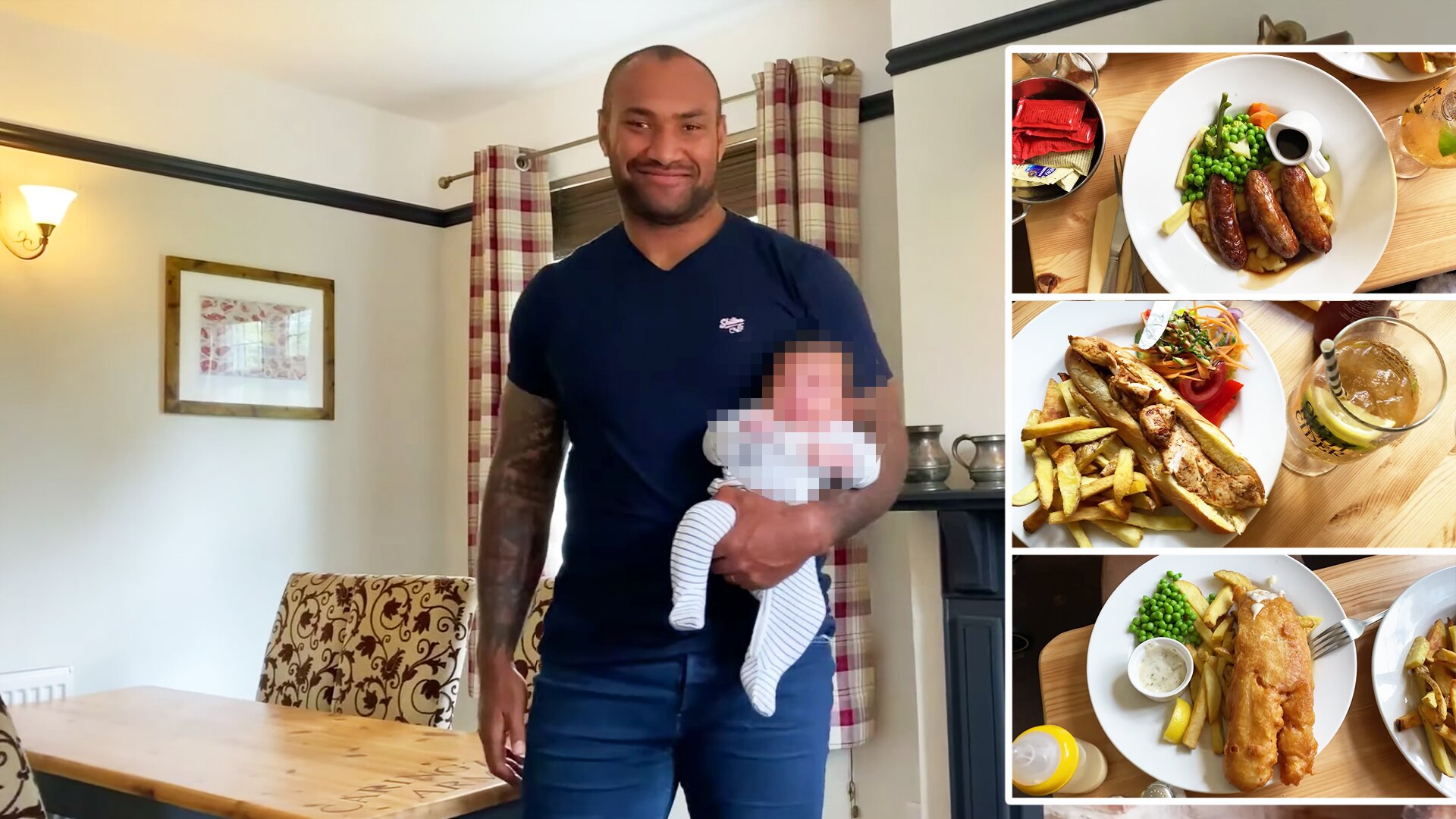 You wouldn't believe how much food a professional rugby player eats in one sitting