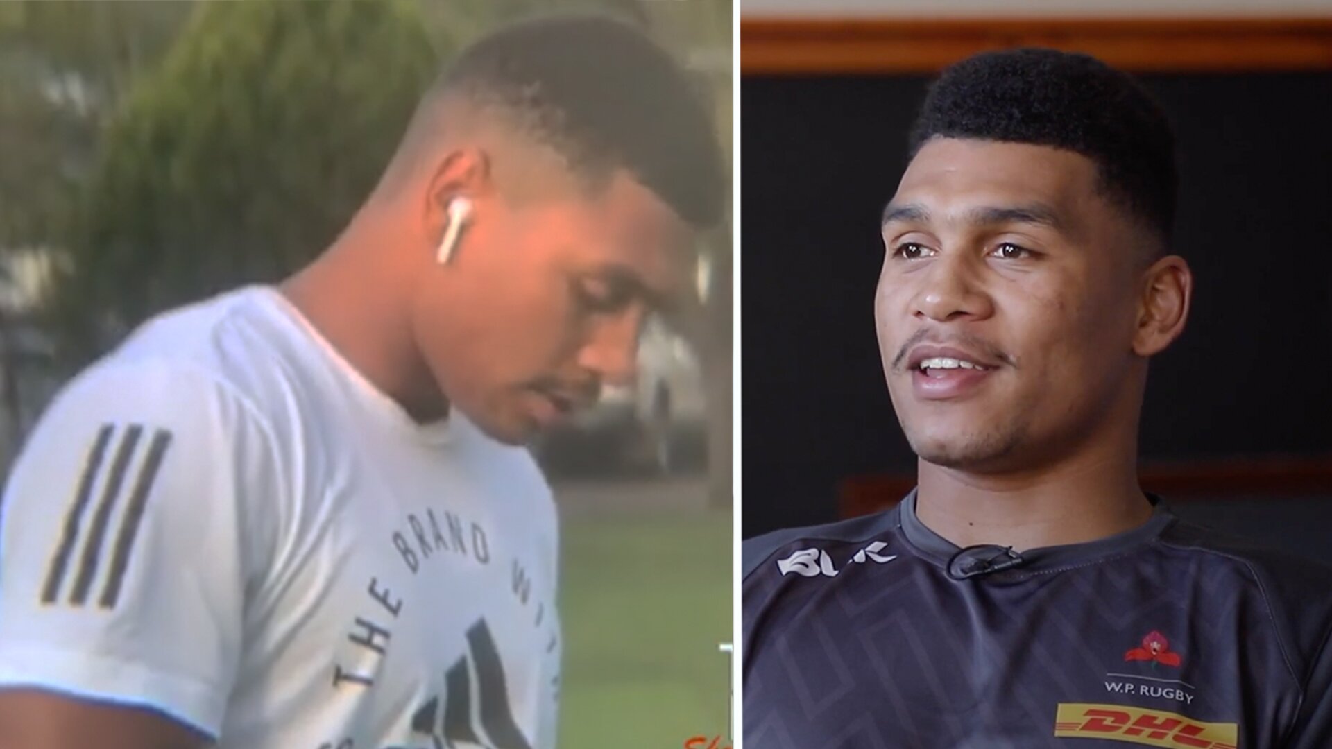 Fan unexpectedly stumbles across Springbok prodigy as he undergoes gruelling solo training