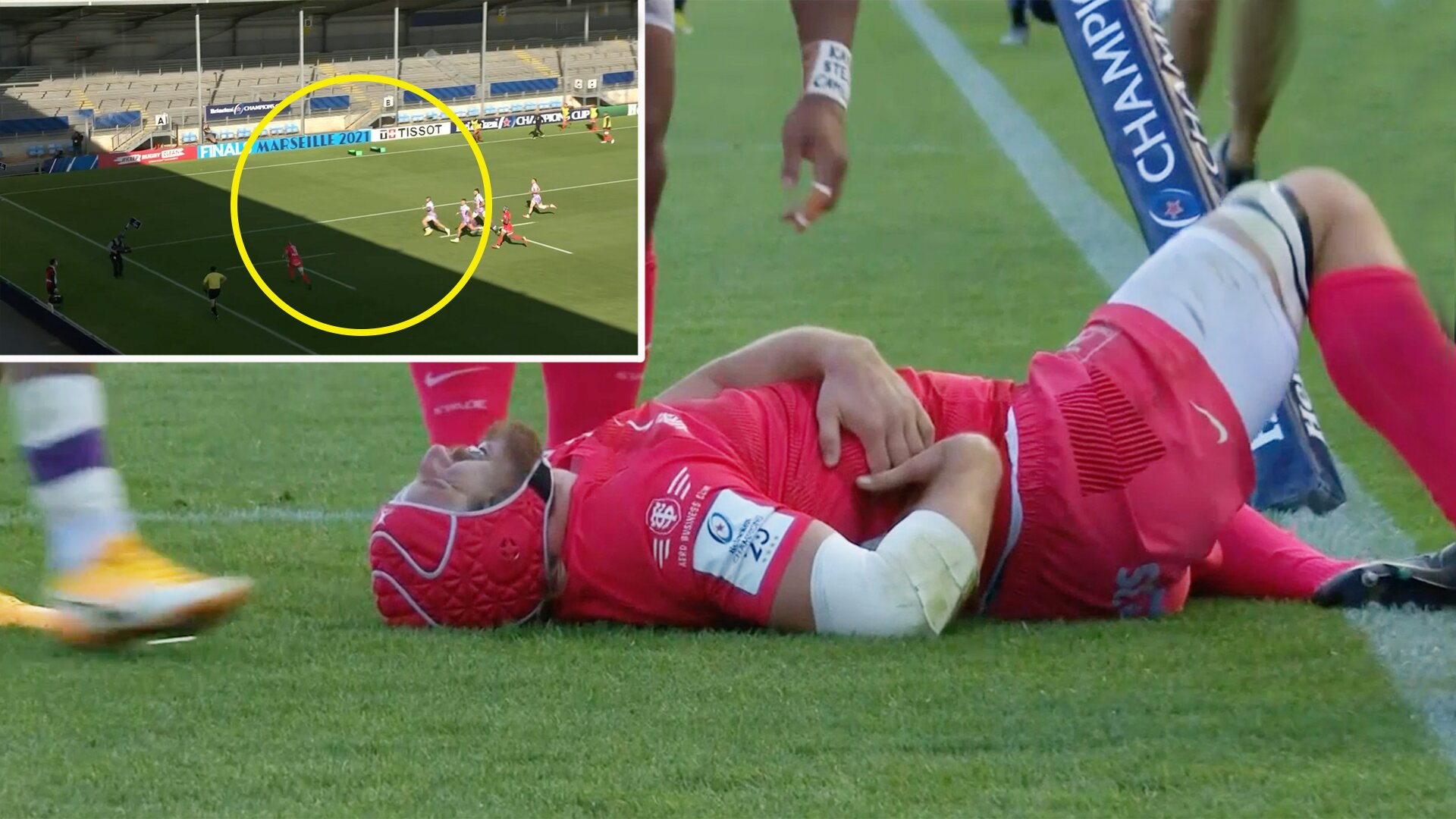 Jack Nowell avoids red card after sickening collision in today's Champions Cup semi-final