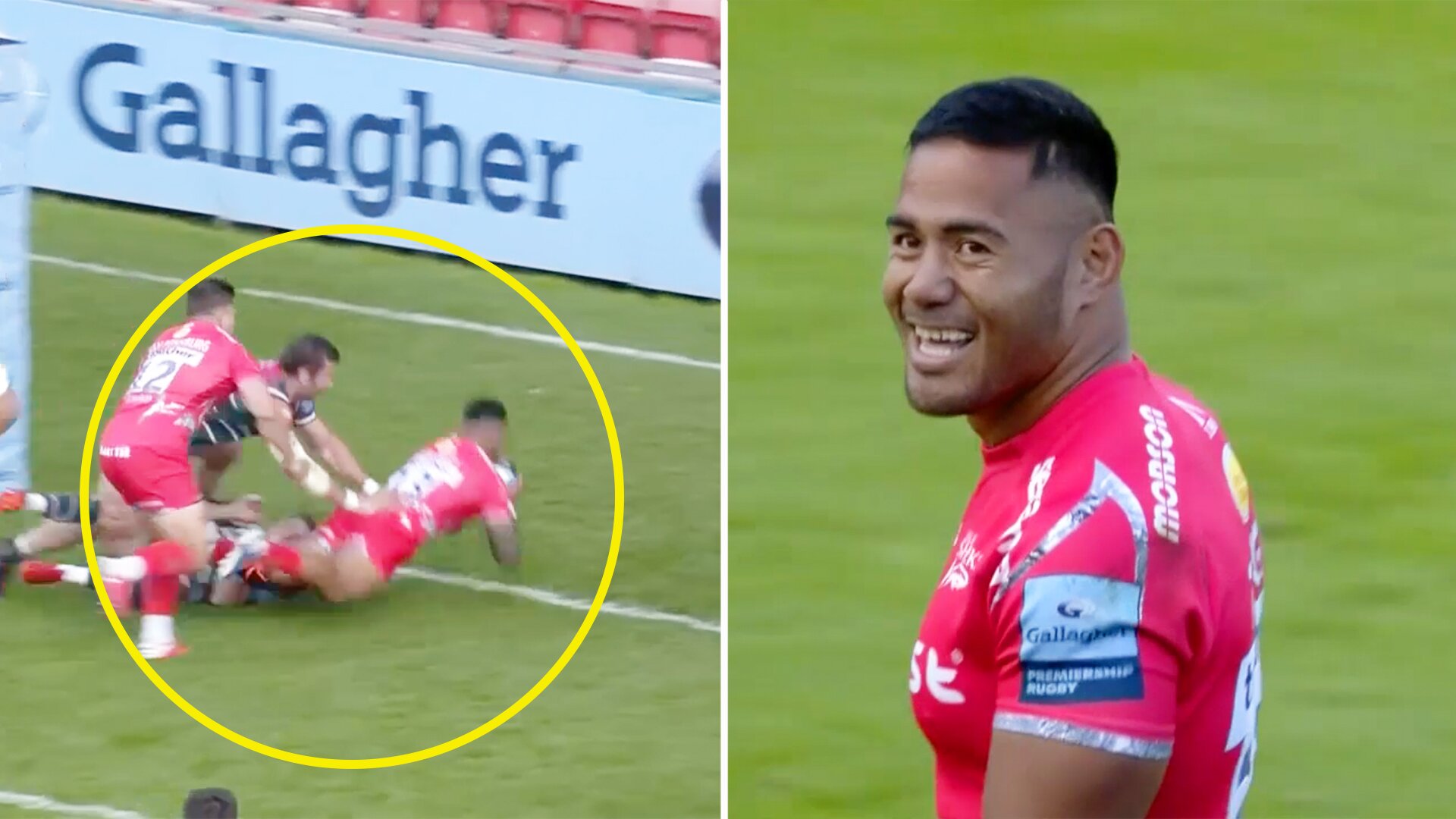 Tuilagi scores sensational try on first game back at Welford Road against former club