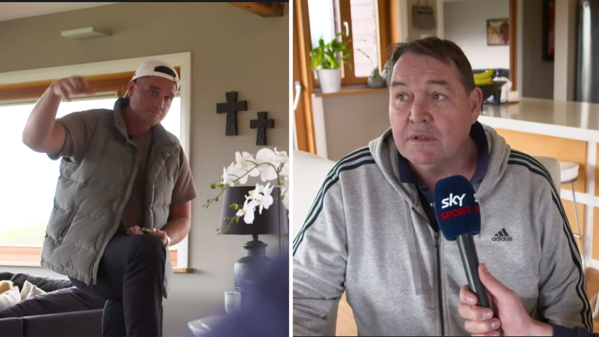 Interview with former All Black coach Steve Hansen turns awkward in hilarious video