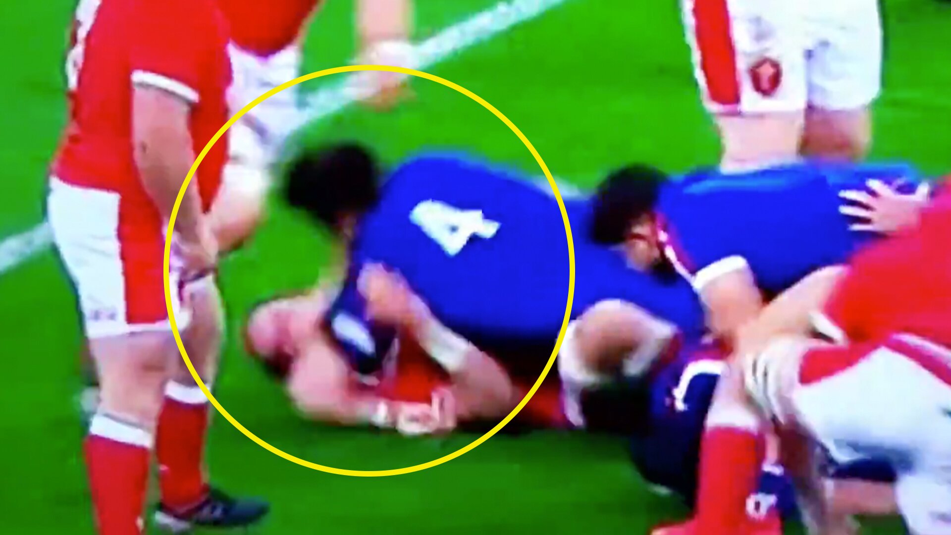 Welsh fans outraged after choke hold and elbow to the face of Alun Wyn Jones goes unpunished