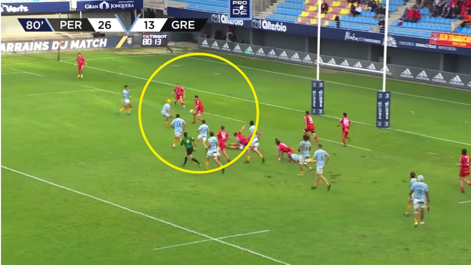 The Pro D2 division has just witnessed the most French rugby score of all time