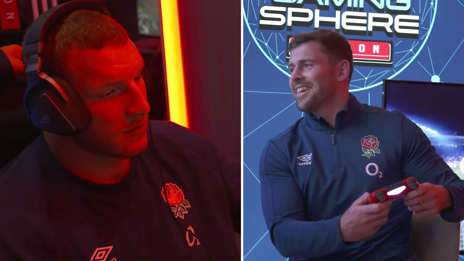 Red Bull have built an on site gaming centre for the England rugby team and it's unbelieavble