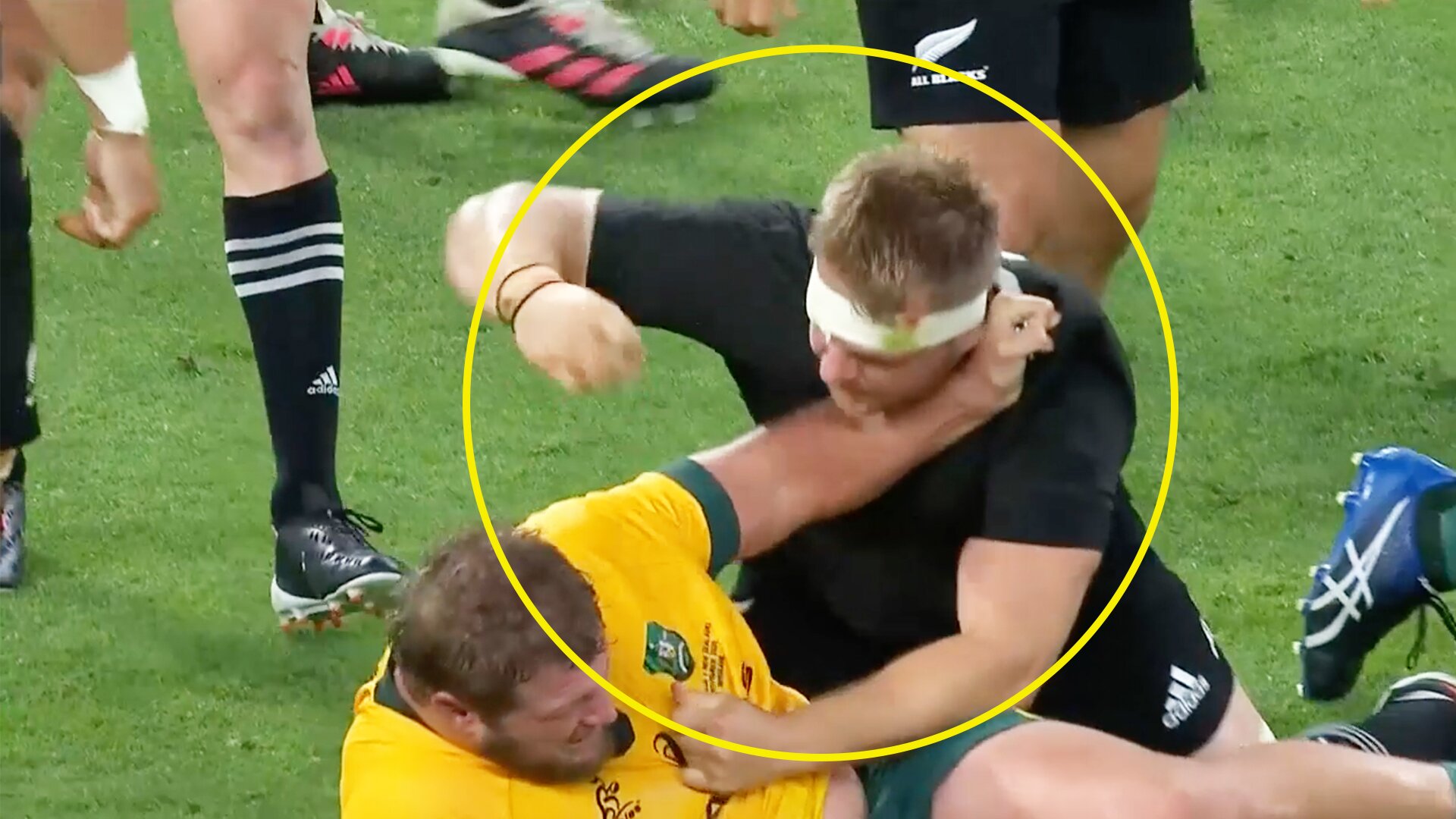 Sam Cane escapes red card for sickening act in Bledisloe Cup defeat