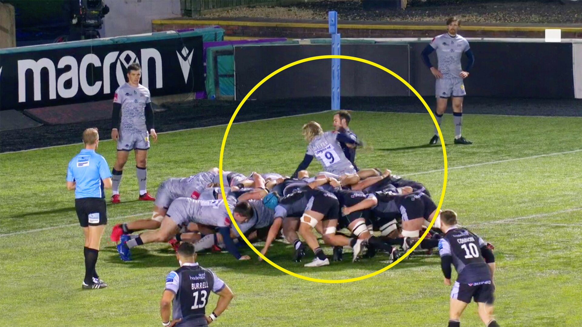 Faf de Klerk is riled up by angry northerner as brawl breaks out in fiery Gallagher Premiership clash