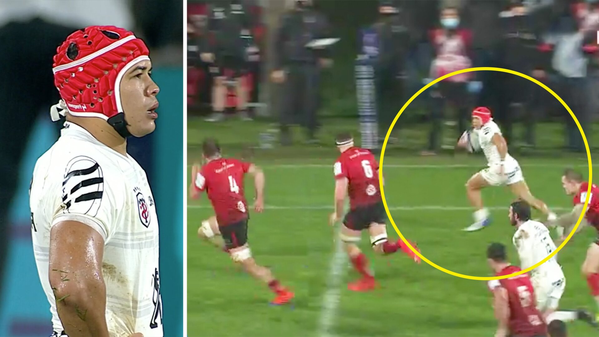 Fans left dumbfounded as Cheslin Kolbe takes on half of Ulster team to score absurd Champions Cup try