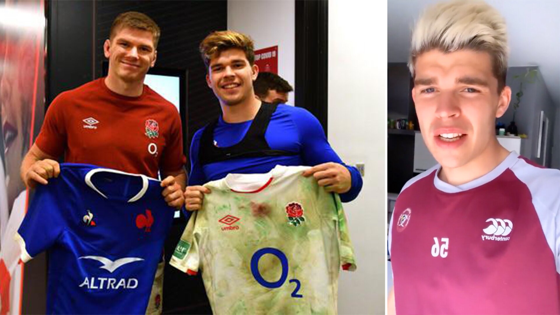 The incredible story behind this photo of Owen Farrell and young French star Matthieu Jalibert