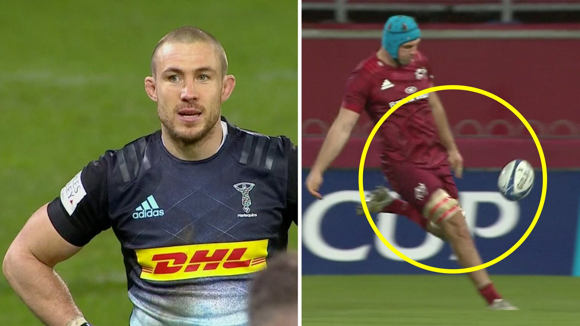 Tadhg Beirne has the internet in frenzy with 60 metre game-changing spiral kick
