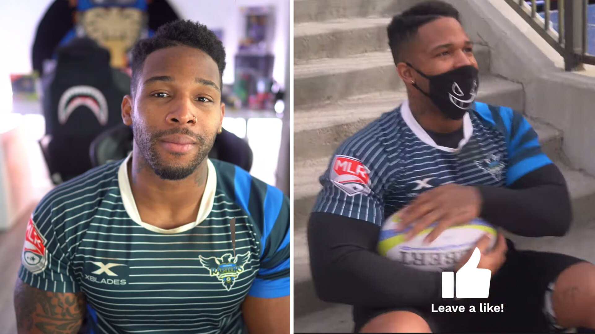 A famous influencer has just documented his journey into Major League Rugby in America - Emotional footage
