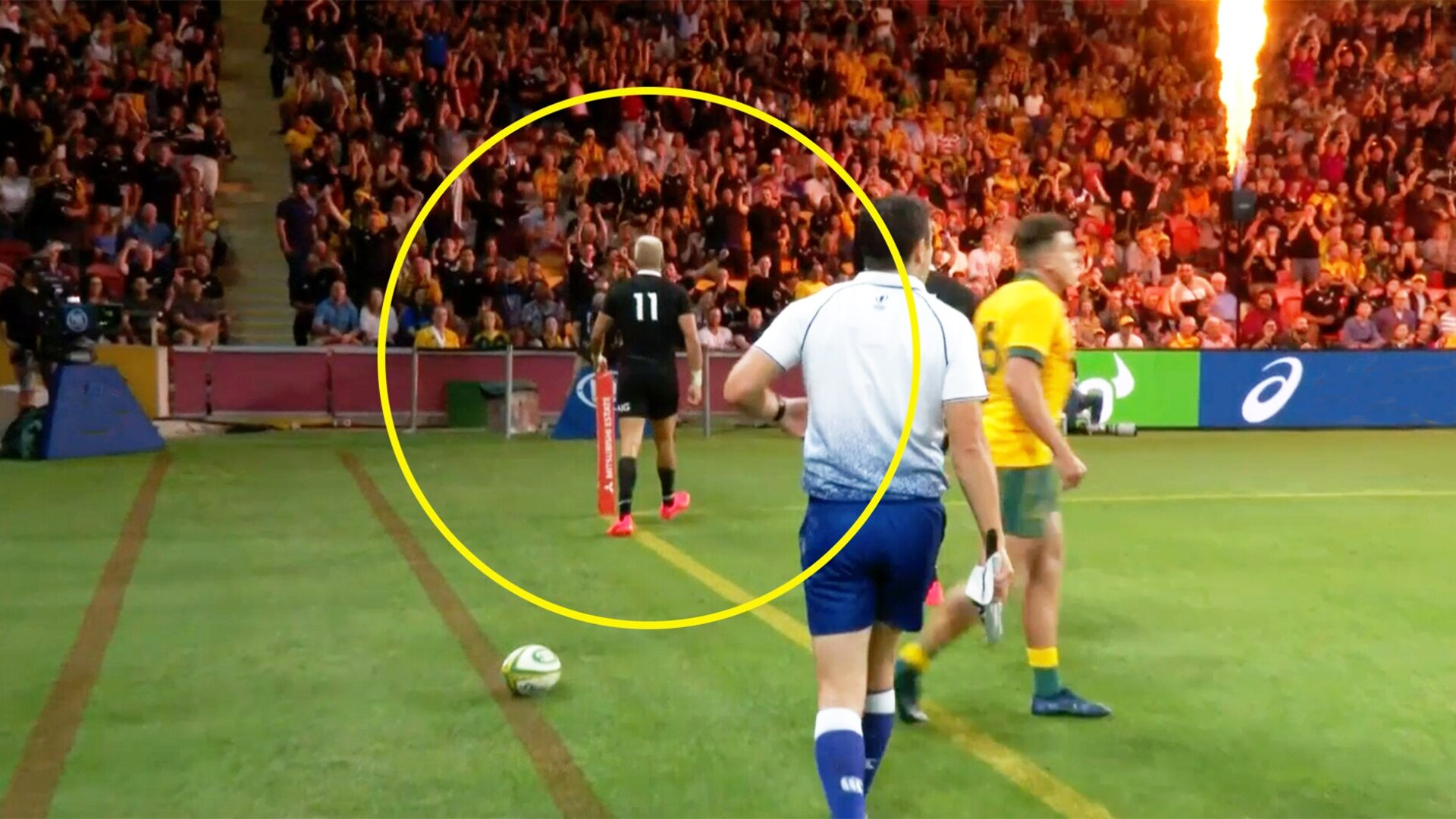 The revolting Rieko Ioane try celebration that has angered rugby fans