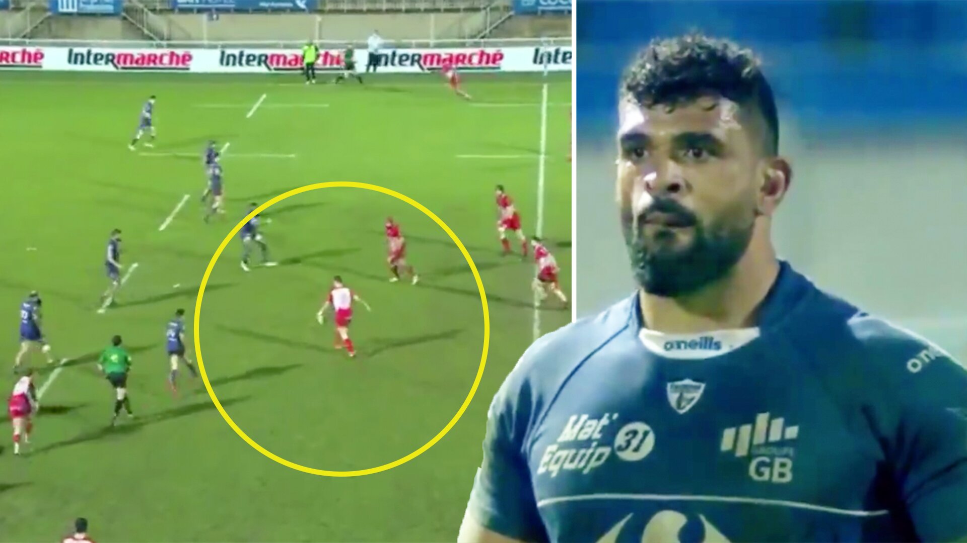 The insane last play try that everyone is talking about from last night's French PROD2