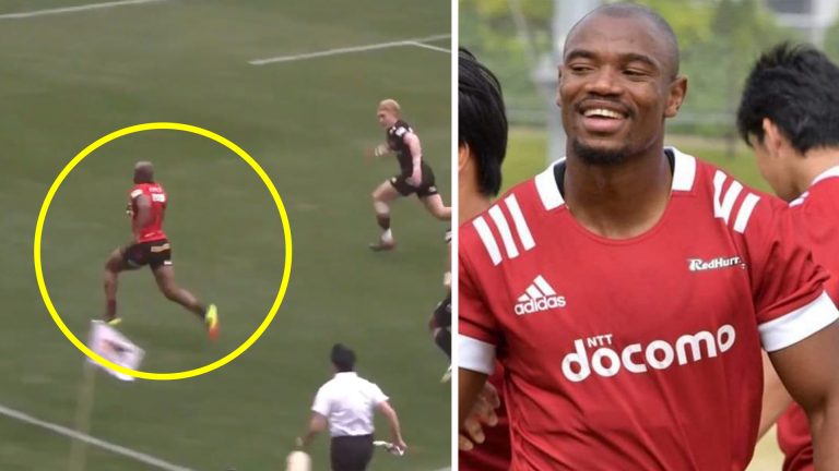 Makazole Mapimpi reminds world why he is is one of the world's best wingers with Top League debut