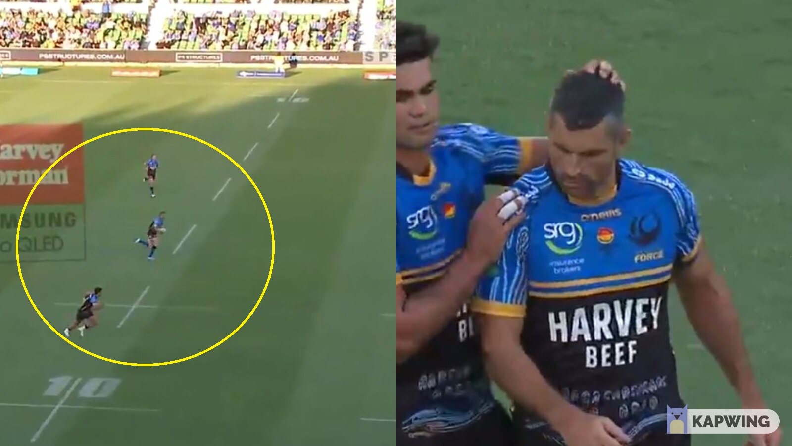 Haven't seen a '50/22' kick yet? Rob Kearney just kicked a perfect example