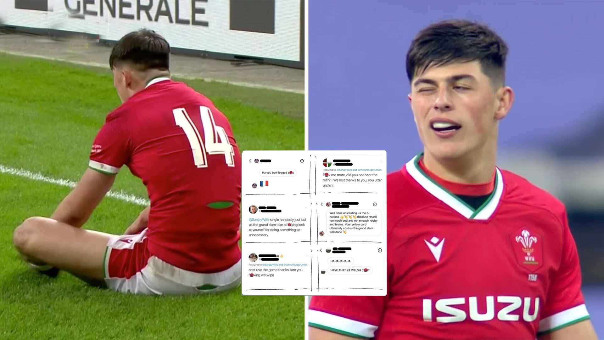 Shock as Louis Rees-Zammit reveals shocking abuse Welsh players received after France loss