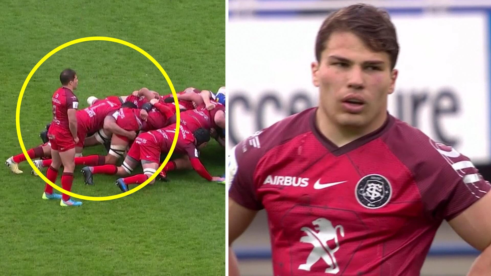 Someone has worked out one of the key reasons why Antoine Dupont is so dominant at scrum half in rugby