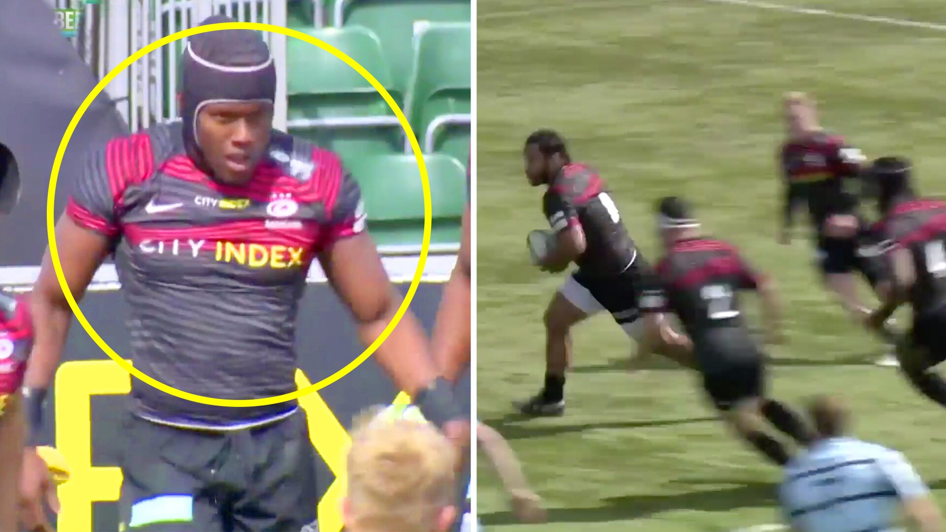 Video shows how terrifyingly dominant Itoje and Vunipola are against Bedford Blues