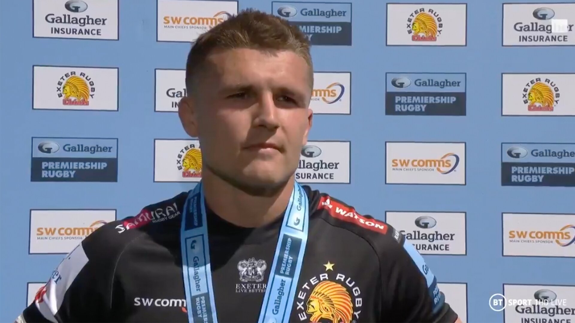 Henry Slade speaks out in man of the match interview after Exeter win