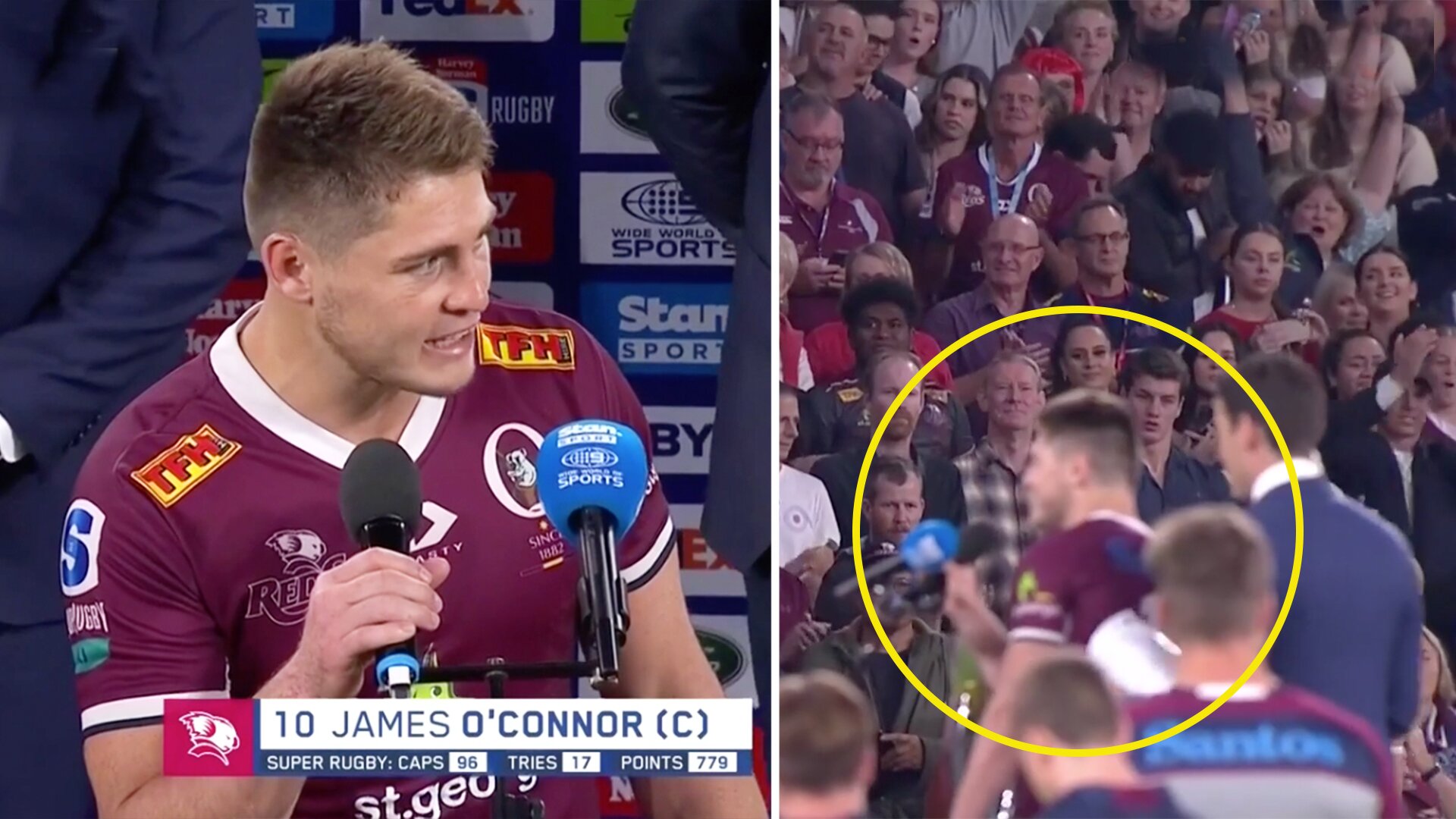 'How ****ing good!' - James O'Connor x-rated victory speech riles up Ozzie crowd