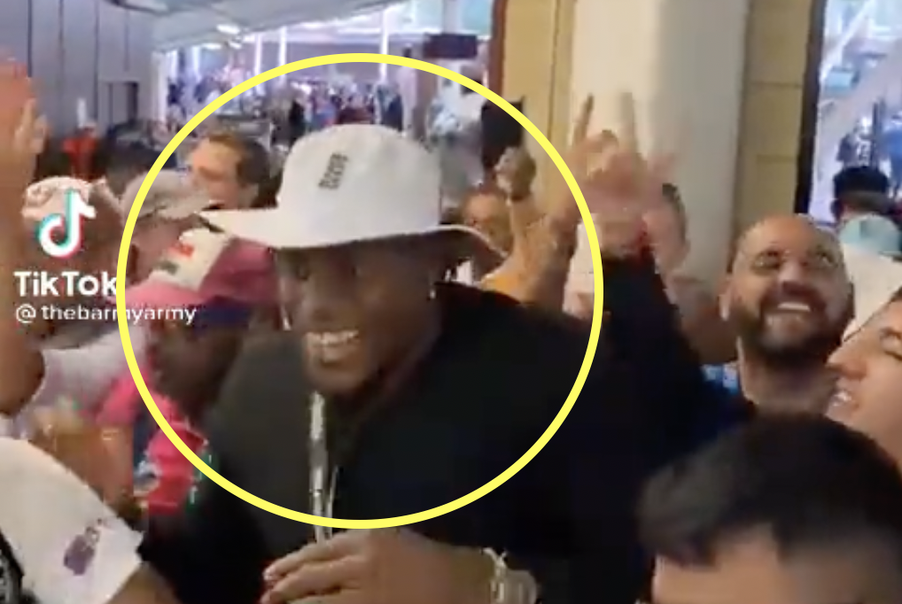 Maro Itoje spotted dancing at England cricket in viral video