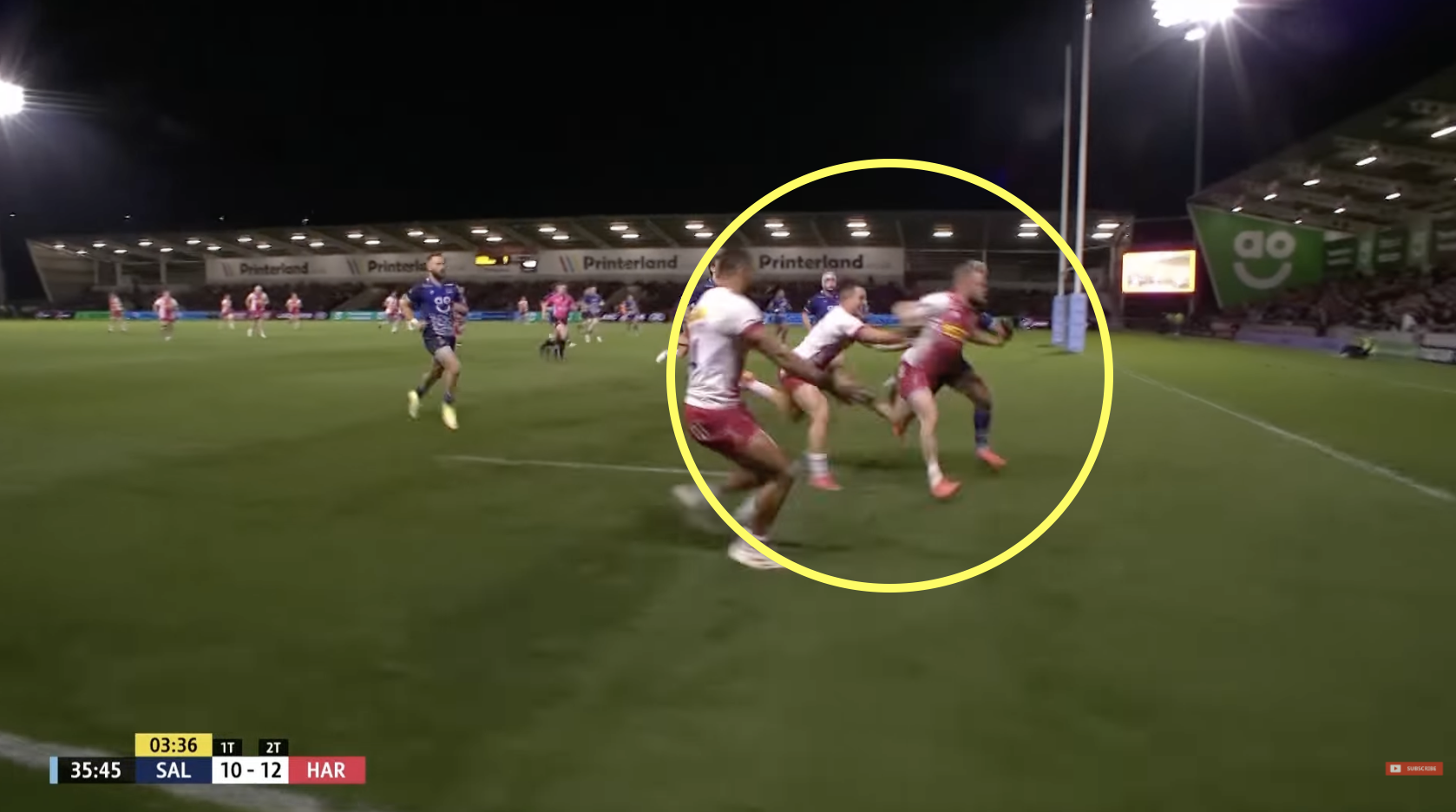 Quins man discovers cheat code with bizarre assist