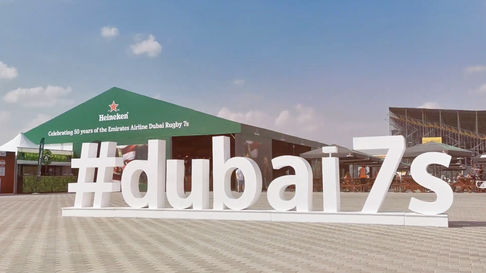 Possibly the coolest rugby sevens advert ever dropped this week in Dubai