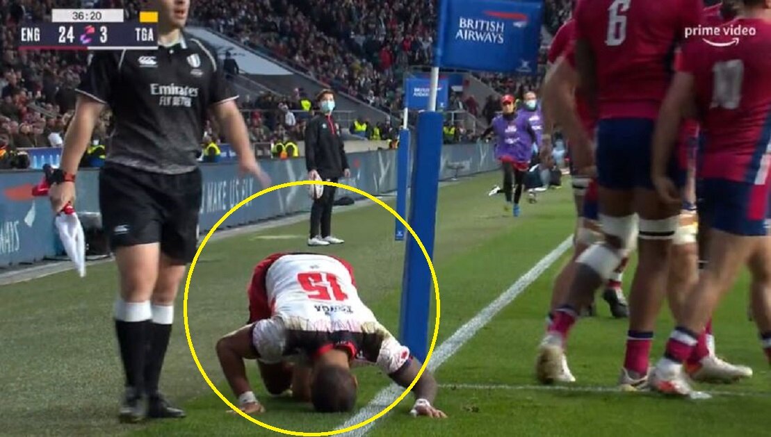 England captain's try saving tackle breaks everyone's heart