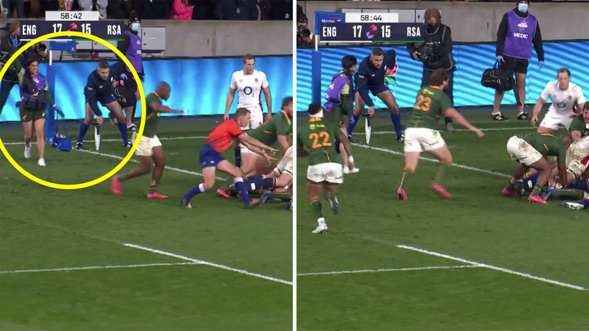 England rugby officials furious after Springboks try to add 16th player mid play