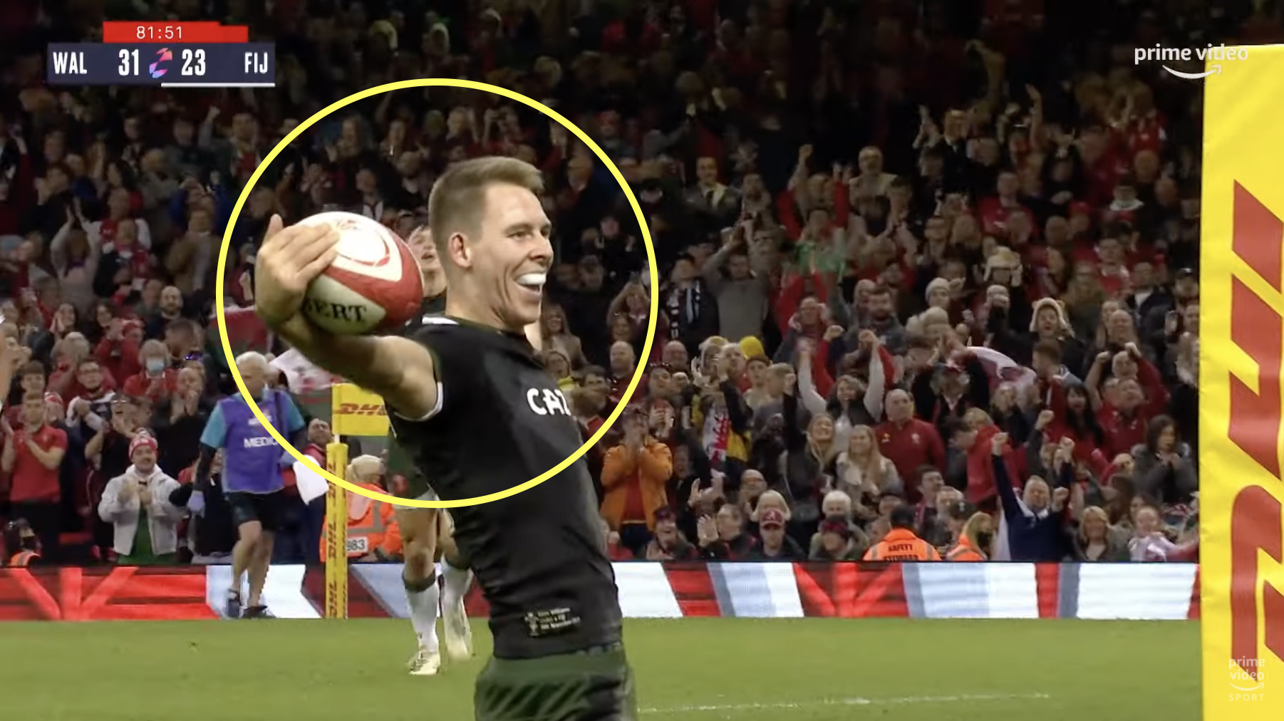 Liam Williams' insane piece of skill is picked up online after going unnoticed