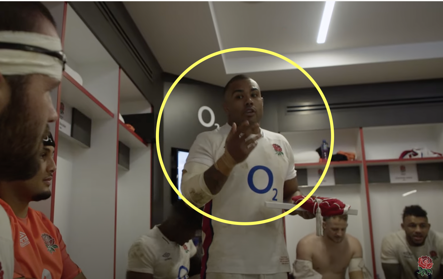 England enforcer Kyle Sinckler shows his class in changing room speech