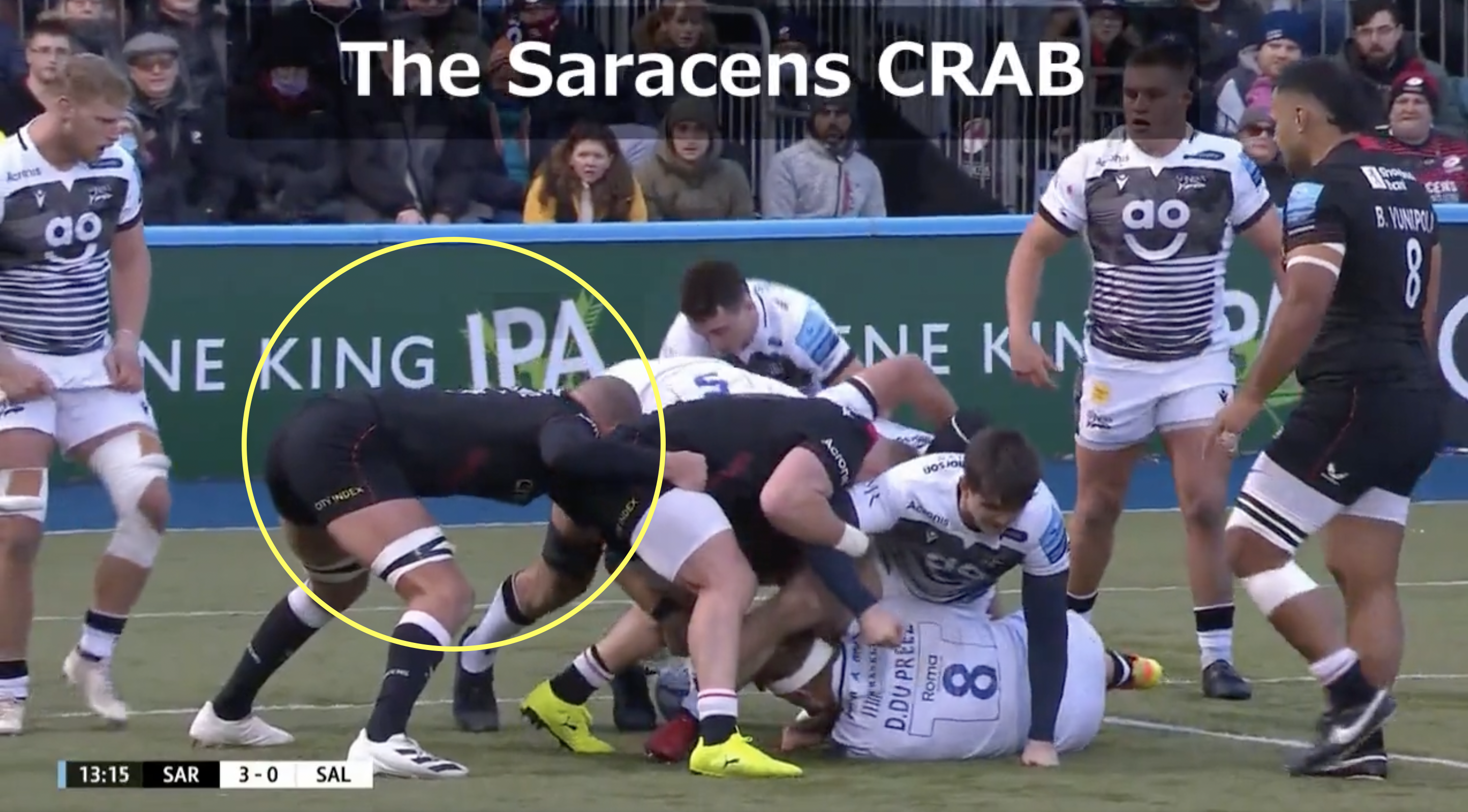 Saracens push laws to the limit again with tactic everyone will soon be using