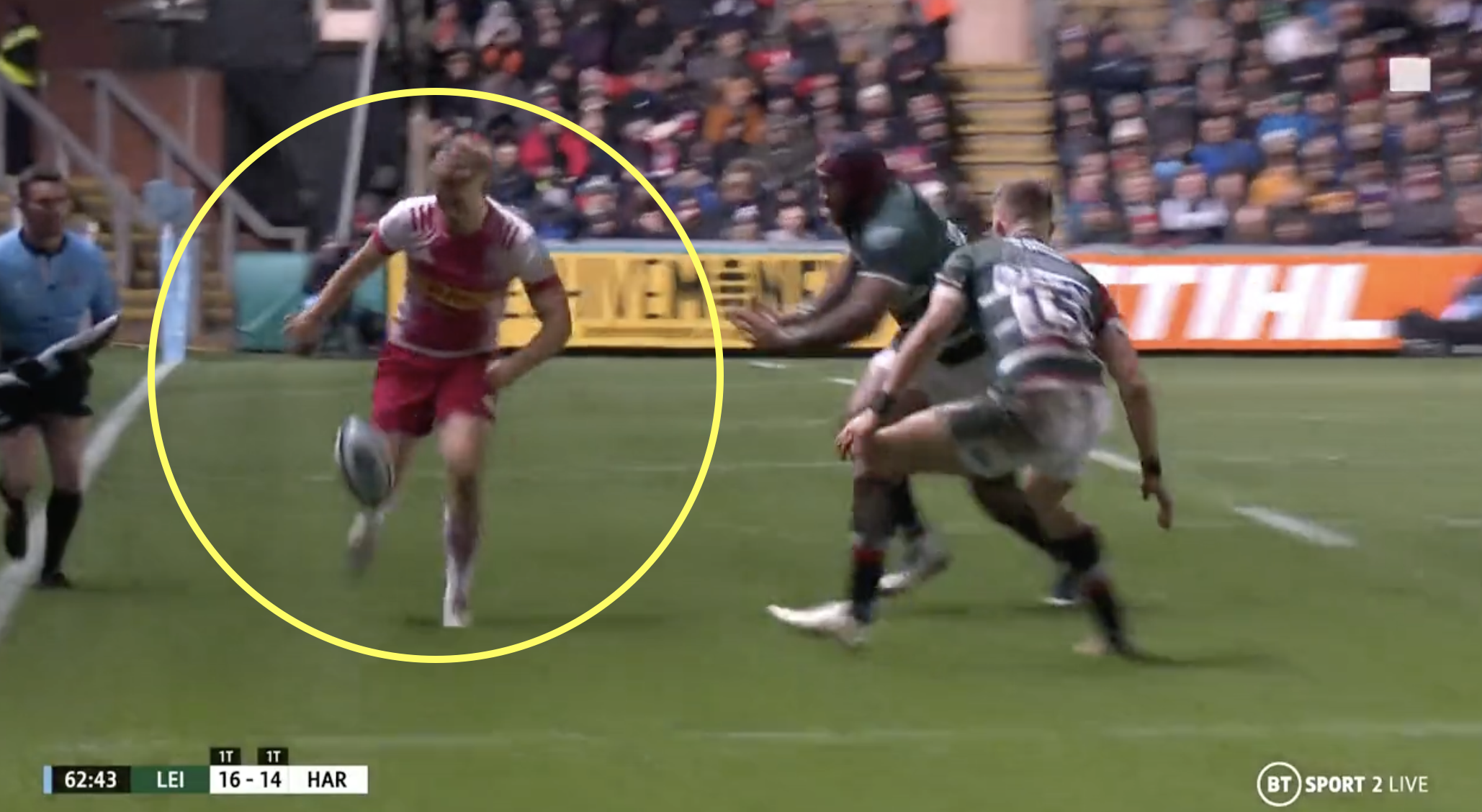 Quins receive surprise response following Lynagh wonder try