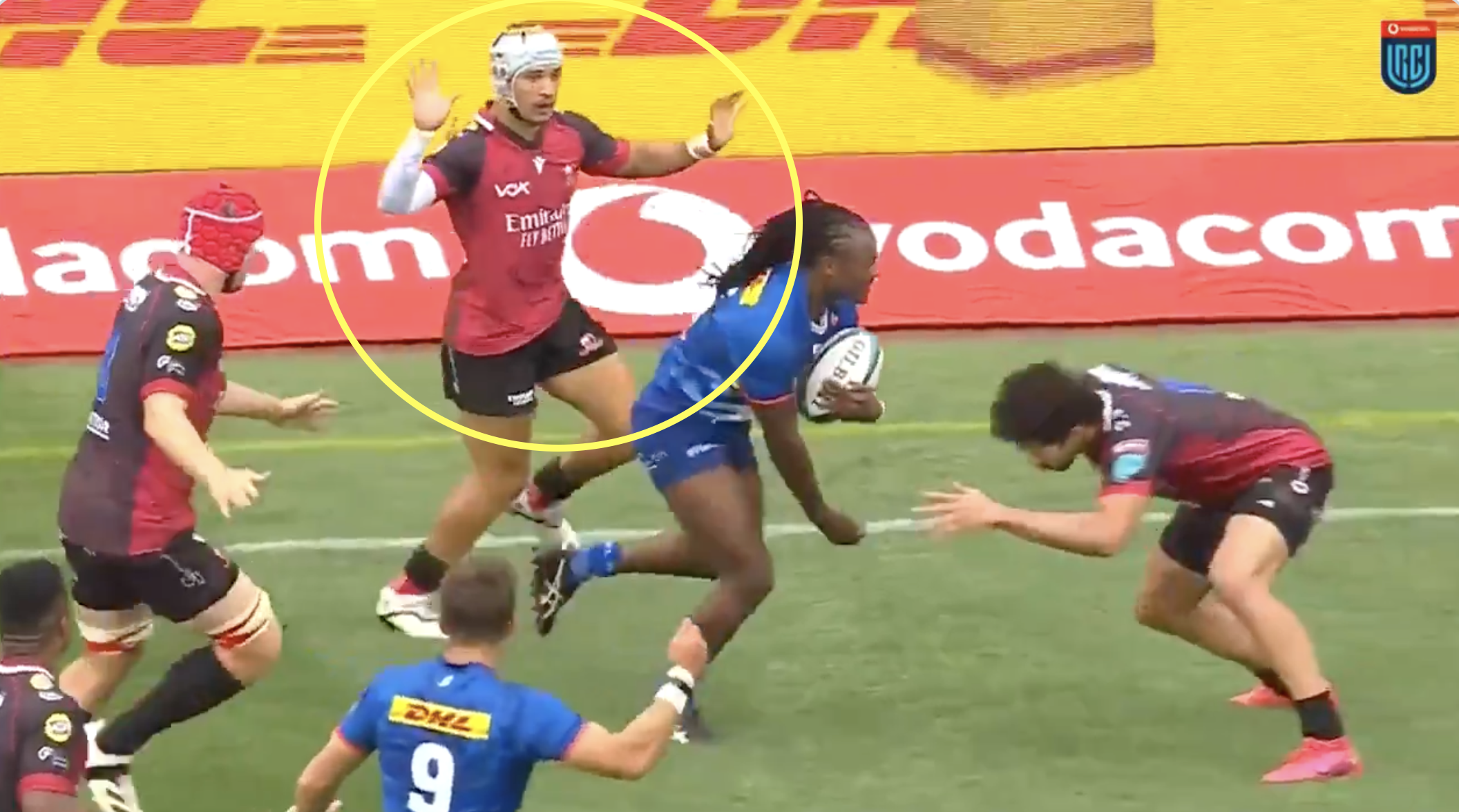 Graphic scenes as Lions do anything they can to stop Stormers wing