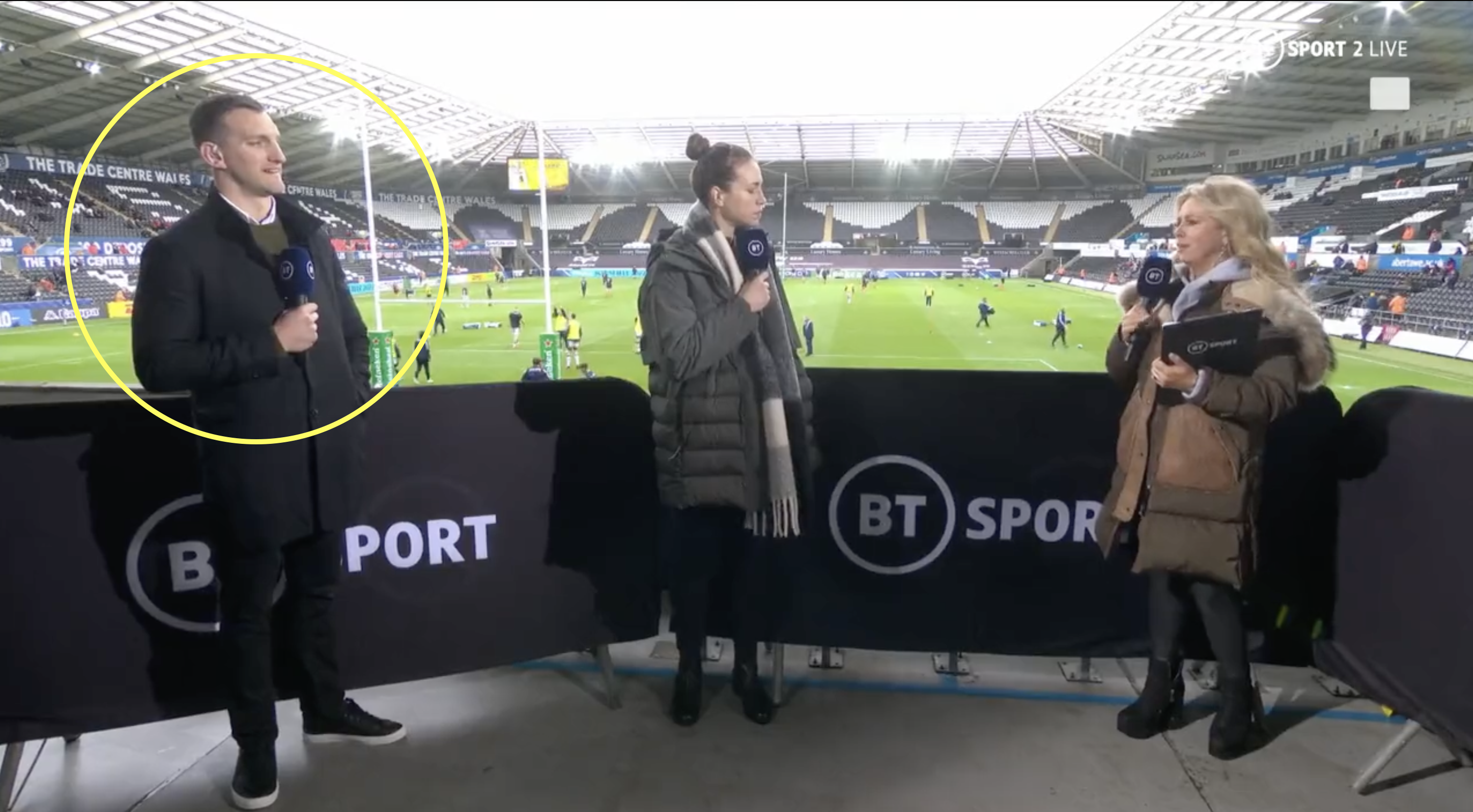 'He's everywhere'- The Sale star Sam Warburton couldn't get enough of in commentary