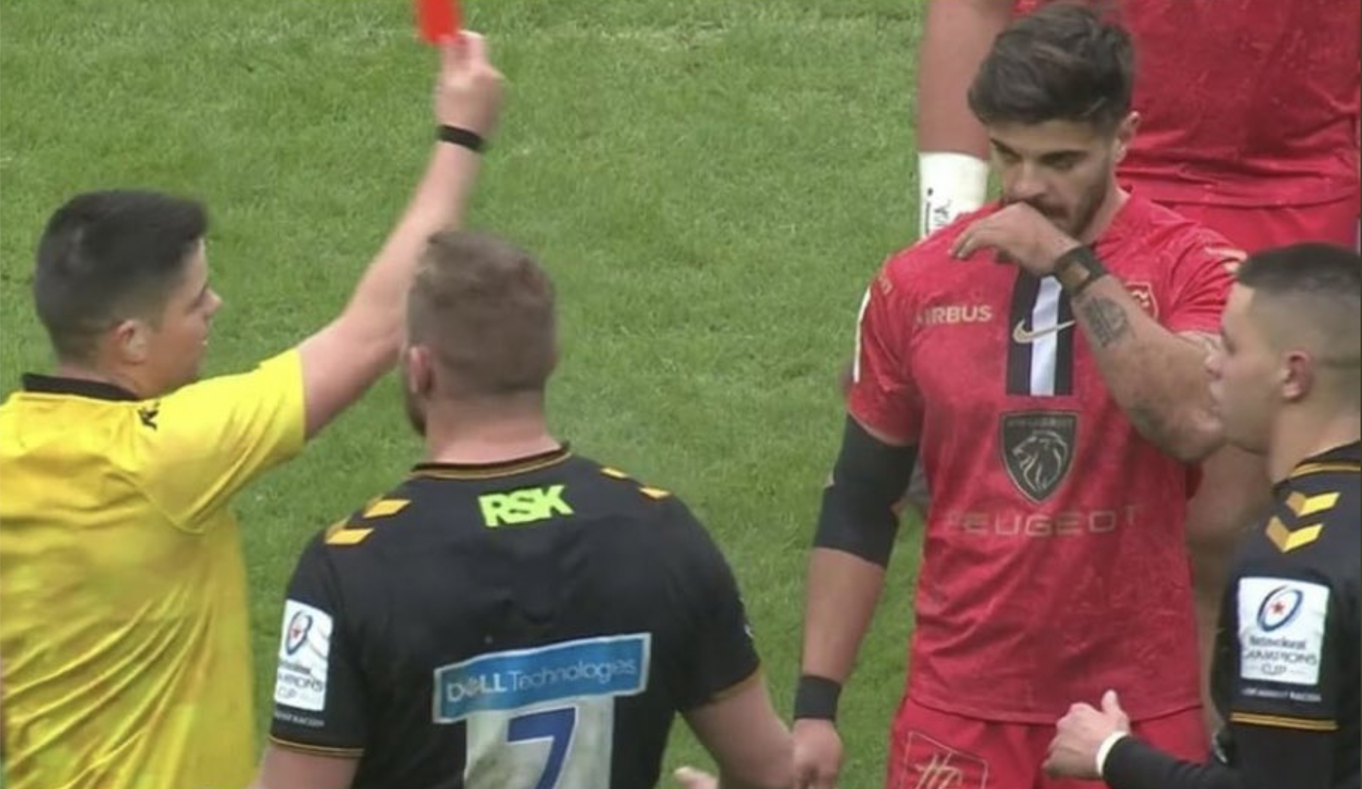 The controversial Wasps red card against Toulouse that has divided the rugby world