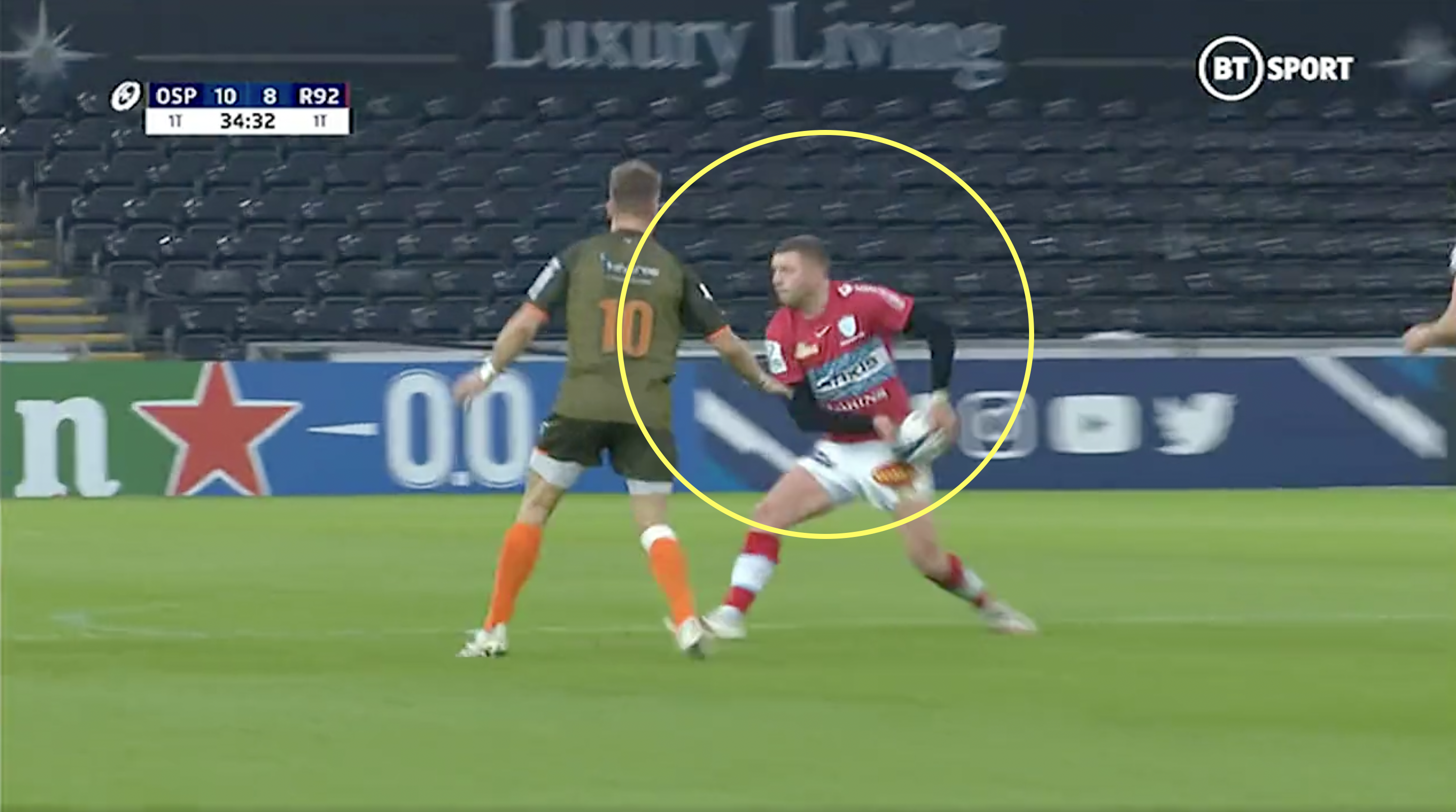 Finn Russell defies laws of physics with greatest trick pass of all time