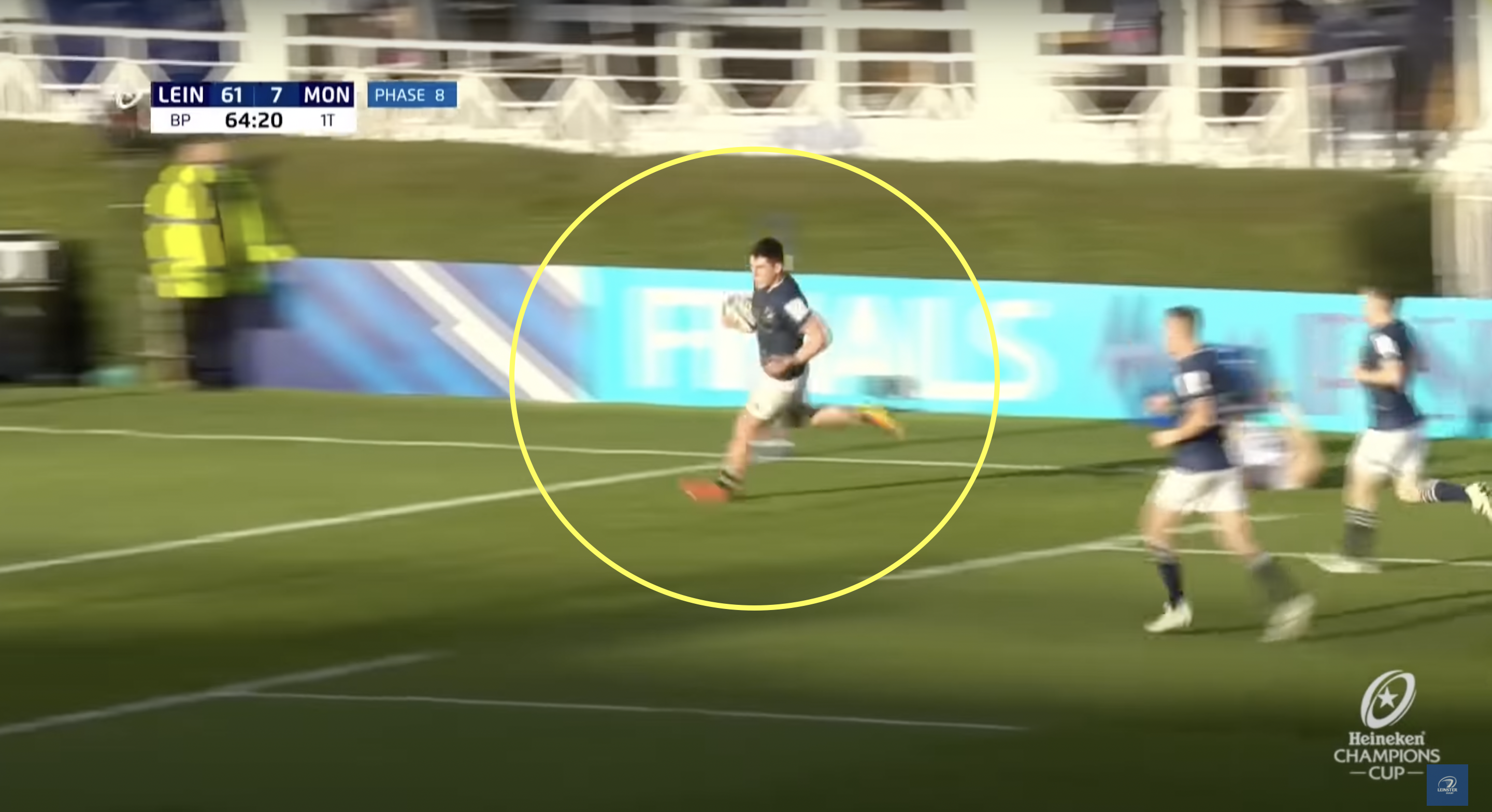 The best of Leinster's record 13 tries against Montpellier