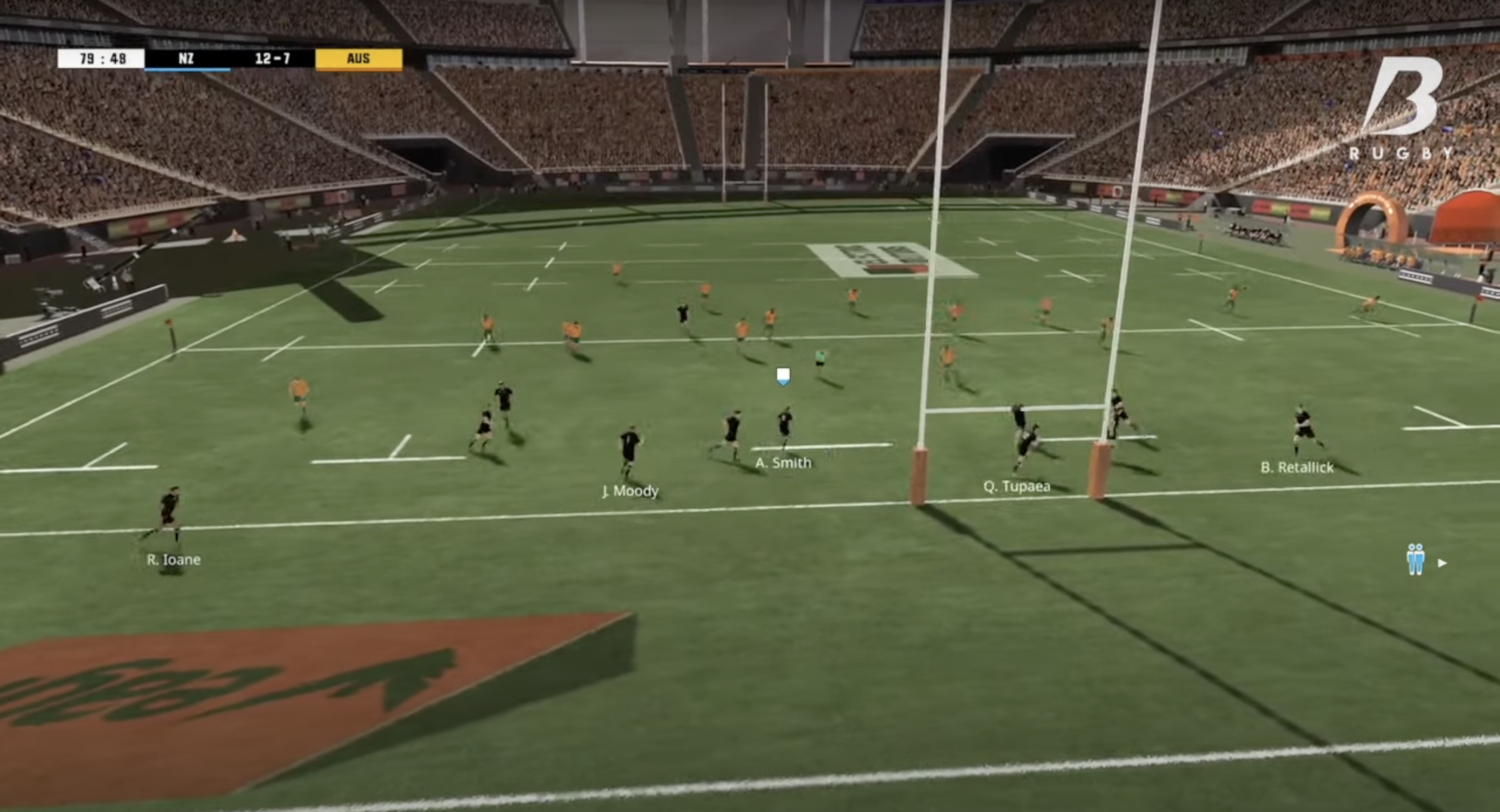 Rugby 22: Watch All Blacks vs Australia in first taste of rugby's new video game
