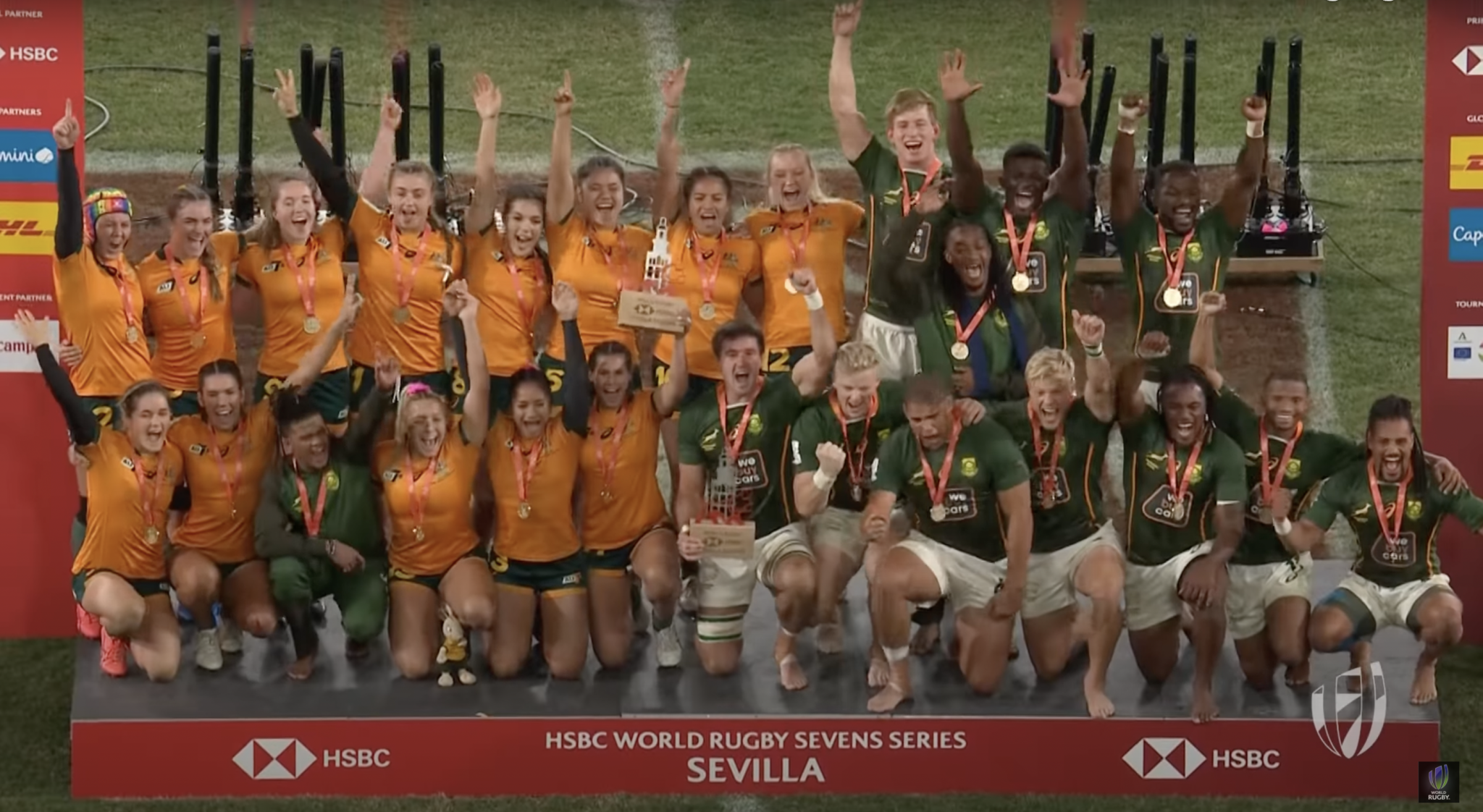 Australia Women show true rugby values after winning Seville Sevens ...